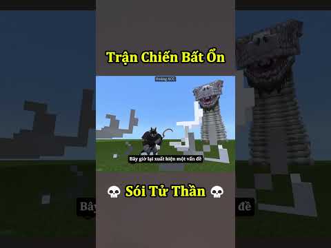 Khi Sói Tử Thần VS BOSS Jormungandr Trong Minecraft 🤣 #shorts thumbnail