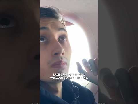 Honest Airplane Announcement ✈️😂 #airplane #comedy #jokes thumbnail