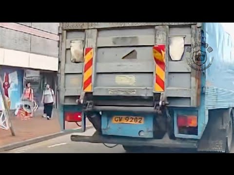 車CAM直擊 - 大貨車一打燈直Cut 差啲夾死 GW9282  thumbnail