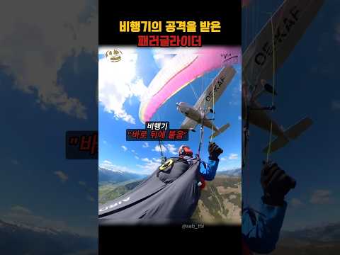 패러글라이더의 낙하산을 찢어버린 비행기 thumbnail