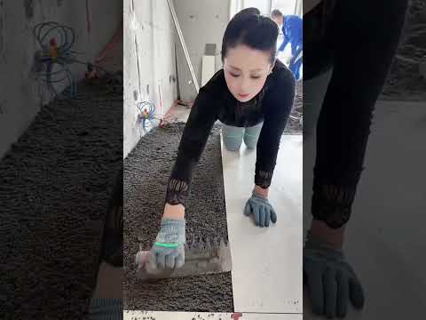 Tile installation P8747#shorts thumbnail