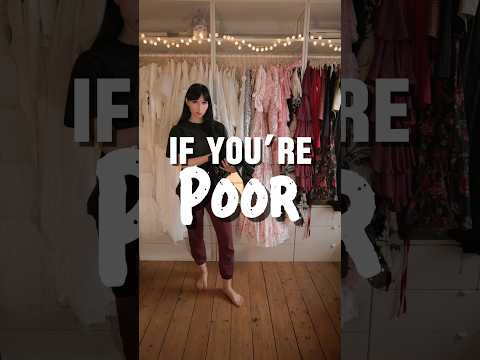 If you’re a poor fashionista .. Who agrees? #shorts thumbnail