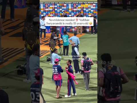 No evidence needed ? Vaibhav Suryavanshi is really 15 years old ? thumbnail