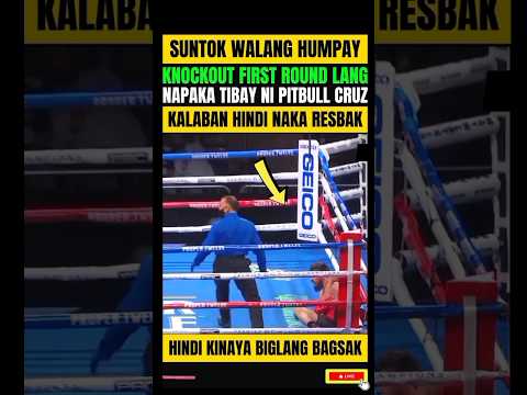 SUNTOK NA WALANG HUMPAY! NAPAKA TIBAY NI PITBULL CRUZ! BAGSAK HINDI KINAYA! thumbnail