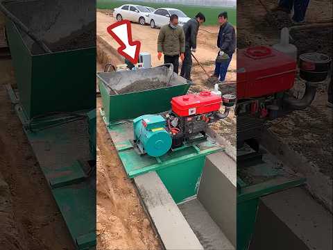Water Canal | Channel Making Machine | Paving machine ✨ #construction #canal #shorts thumbnail