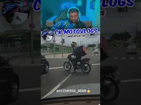 FOI FECHADO PELO CARRO E PARTIU PRA CIMA ! #motovlogs #ckmotovlogs thumbnail