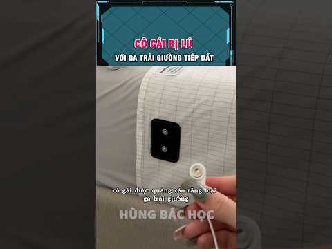cô gái bị lú với ga trải giường tiếp đất thumbnail