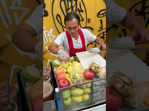Fruit Paradise! $1 Thai Mango - Fruit Cutting Skills thumbnail