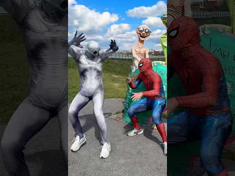 The superhero scared me hilariously? #spiderman thumbnail