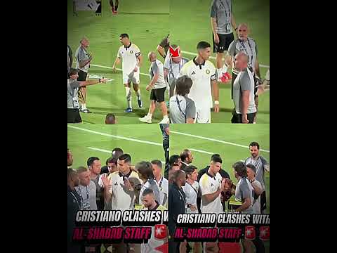 Cristiano Ronaldo got into an argument with members of the opposition coaching staff during the thumbnail