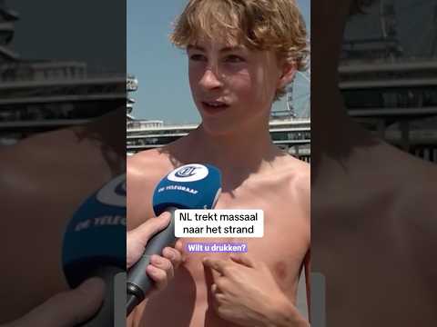 Nederland trekt massaal naar het strand thumbnail