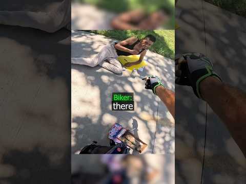Biker Gived Fireworks !? thumbnail