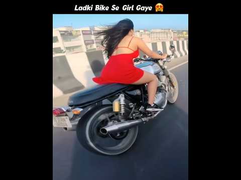 Ladki Bike Se Gir Gayi 😱 Dar Gayi | Police Without Helmet Chalan Kato | Superbike Zx10r thumbnail