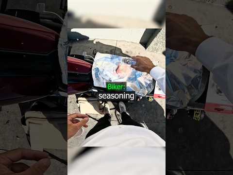 Biker Cooking Steak with Bike !? thumbnail