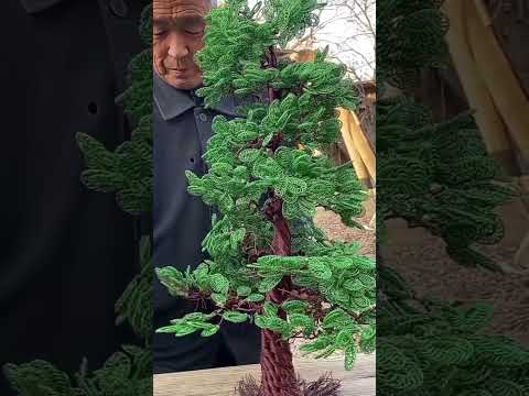 अपनी कलाकारी से बनाया Christmas tree ??~ wood toy-woodworking art skill wood / hand crafts #shorts thumbnail