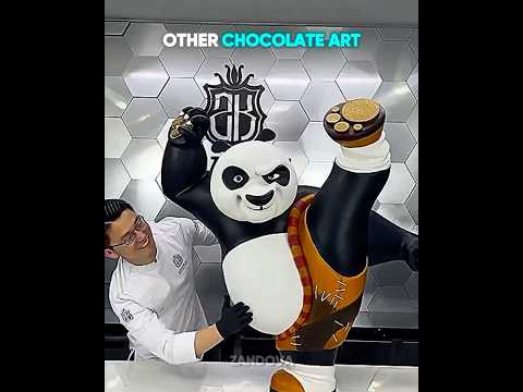 OTHER CHOCOLATE ART VS THIS GUY? #shortsfeed thumbnail
