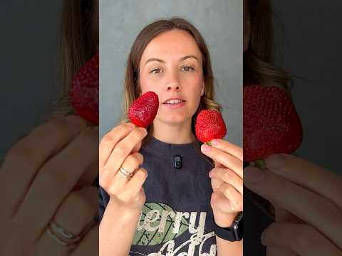 Real or Fake Strawberry? ?? #shorts #asmr #strawberry thumbnail