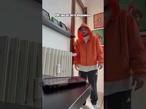 POV: you set SIRI to Vietnamese #funnyvideos #funny #adolescence #comedy #siri #technology thumbnail