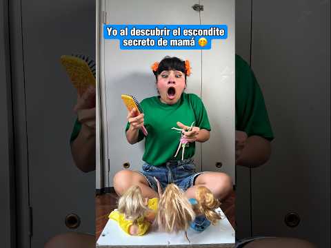 El escondite secreto de mamá 🤭😂  #shorts #humor #tiktokvideo #comedia #funny #fyp thumbnail