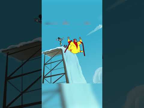 LOONEY TUNES PRESENTA: ¡SIMPLIFICANDO LOS DEPORTES! SALTO DE ESQUÍ #shorts thumbnail