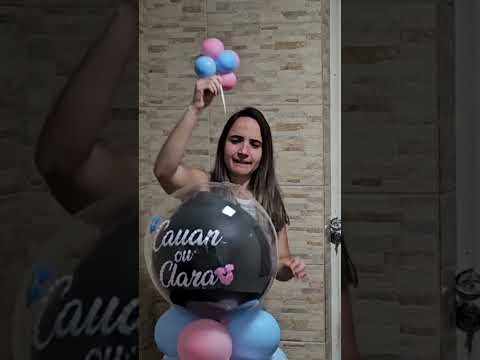 Balão teimoso: revelação do sexo do bebê se transforma em comédia! 🤣🥰 thumbnail