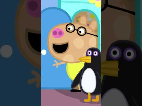 Penguins Tour the Clubhouse! 🐧 #peppapig #shorts thumbnail
