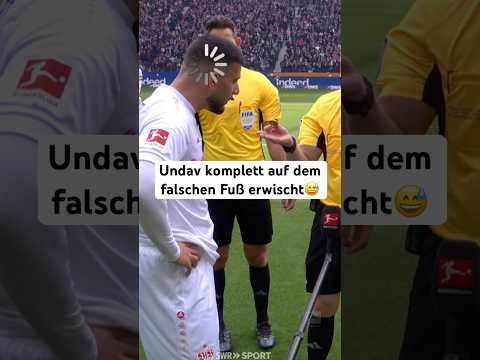 Undav hat nicht damit gerechnet, dass Tobias Welz so eine außergewöhnliche Münze dabei hat? thumbnail