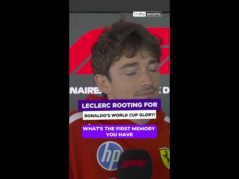 Like many fans, Leclerc wants Ronaldo’s fairytale ending! #formula1 #f1 #ferrari #shorts thumbnail