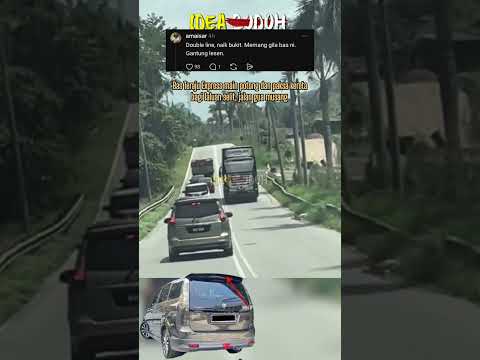 NAIK BUKIT "BAS GAGAL POTONG DOUBLE LINE & PAKSA SELIT MASUK" thumbnail