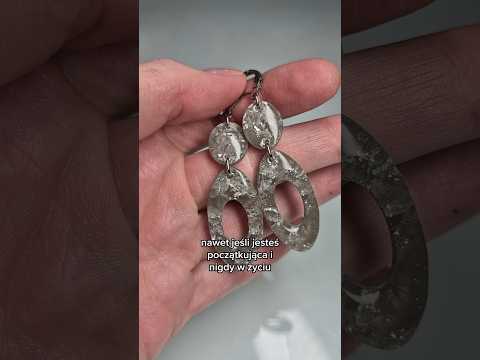 Jak zrobić kolczyki z modeliny #modelina #rękodzieło #kolczyki #handmade #żywica #polymerclay #diy thumbnail