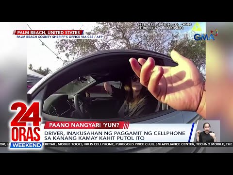 Driver sa Florida, tiniketan sa pagse-cellphone sa kanang kamay kahit putol ito | 24 Oras Weekend thumbnail
