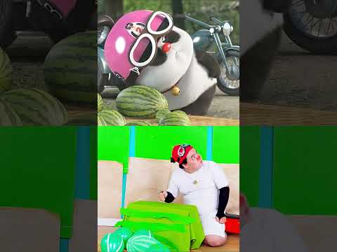 Bamboo Panda - Water Melon #shorts thumbnail