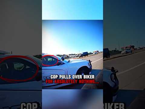 Cop pulls over biker for ABSOLUTELY NOTHING‼️? thumbnail