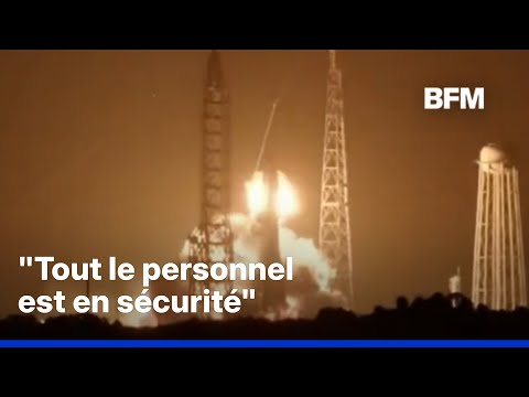 Les images de l'explosion d'une fusée Blue Origin lors de tests au sol thumbnail