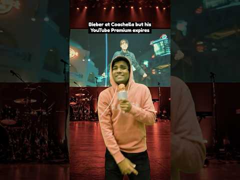 Justin Bieber at Coachella without YouTube Premium! | Manish Kharage thumbnail