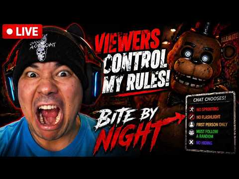 LIVE: Bite By Night But VIEWERS Control My Rules (Roblox) #shorts #fnaf #roblox thumbnail