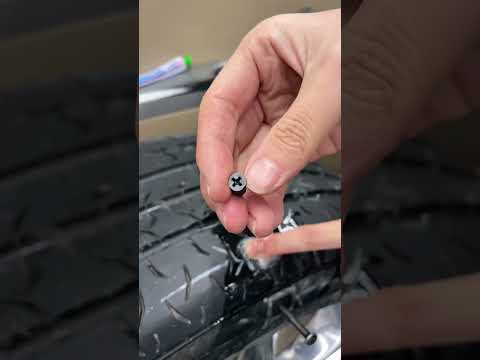 Flat tire? Don't get stranded. These self- sealing rubber #CarRepairHack #TireRepair #DIYCar #fyp thumbnail