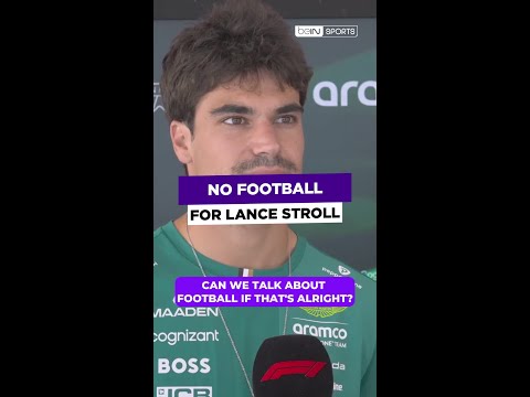 Lance Stroll doesn't really care for the football! #shorts #F1 #MonacoGP thumbnail