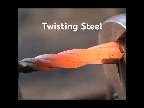 Simple Twist - Beautiful Ornament    #blacksmithing #blacksmith #twist #decorative thumbnail