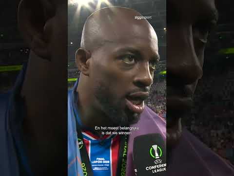 Mateta gaat het voorzichtig vieren 🤪 #ZiggoSport #UECL #ZSFinals #CRYRAY #CrystalPalace thumbnail