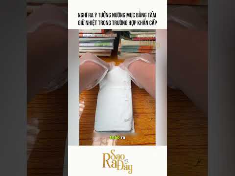 NGHĨ RA Ý TƯỞNG NƯỚNG MỰC BẰNG TẤM  GIỮ NHIỆT TRONG TRƯỜNG HỢP KHẨN CẤP thumbnail