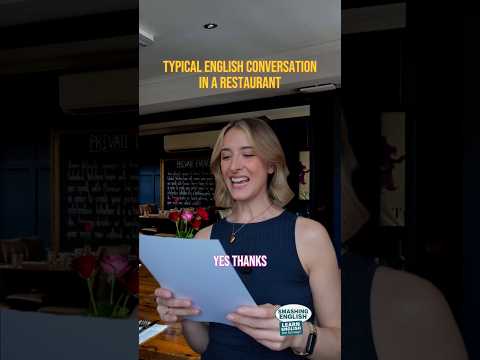 #English At a #Restaurant ?‍? #learnenglish #englishlearning #englishfluency #realenglish #eng thumbnail