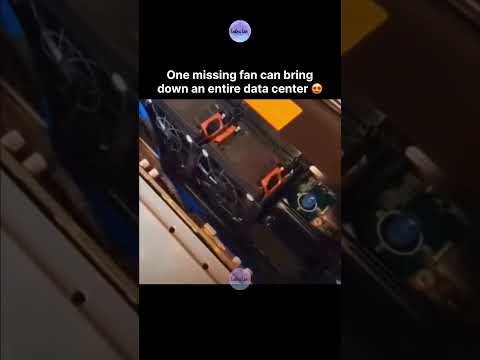 One missing fan can bring down an entire data center 😍 thumbnail