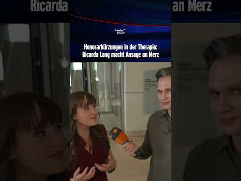 Honorarkürzungen in der Therapie: Ricarda Lang macht Ansage an Merz | heute-show #shorts thumbnail