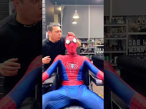 Spider-Man's transformation😳 #spiderman thumbnail