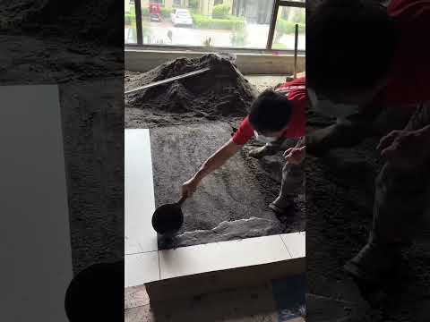 Tile installation P8787#shorts thumbnail