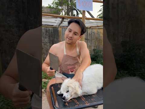 Rescuing a cute dog 🐶🆘💖#ronaldo #messi #kindness thumbnail