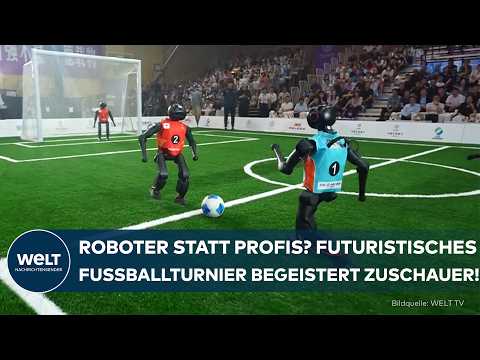 PEKING: Schüler lassen Fußball-Roboter gegeneinander antreten und sorgen mit KI für Staunen! thumbnail
