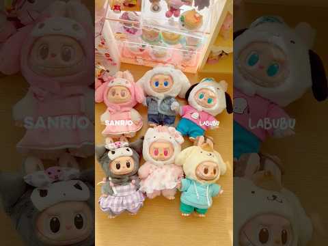 Umboxing Sanrio Characters x Popmart Labubu ✨Set #popmart #labubu #unboxing thumbnail