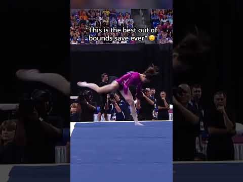 Second girl made sure that nobody noticed😂 #gymnastics #save #tumbling #sports thumbnail